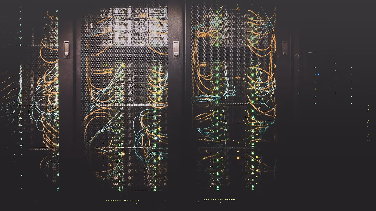 Data centre server racks — AI deployment and operations